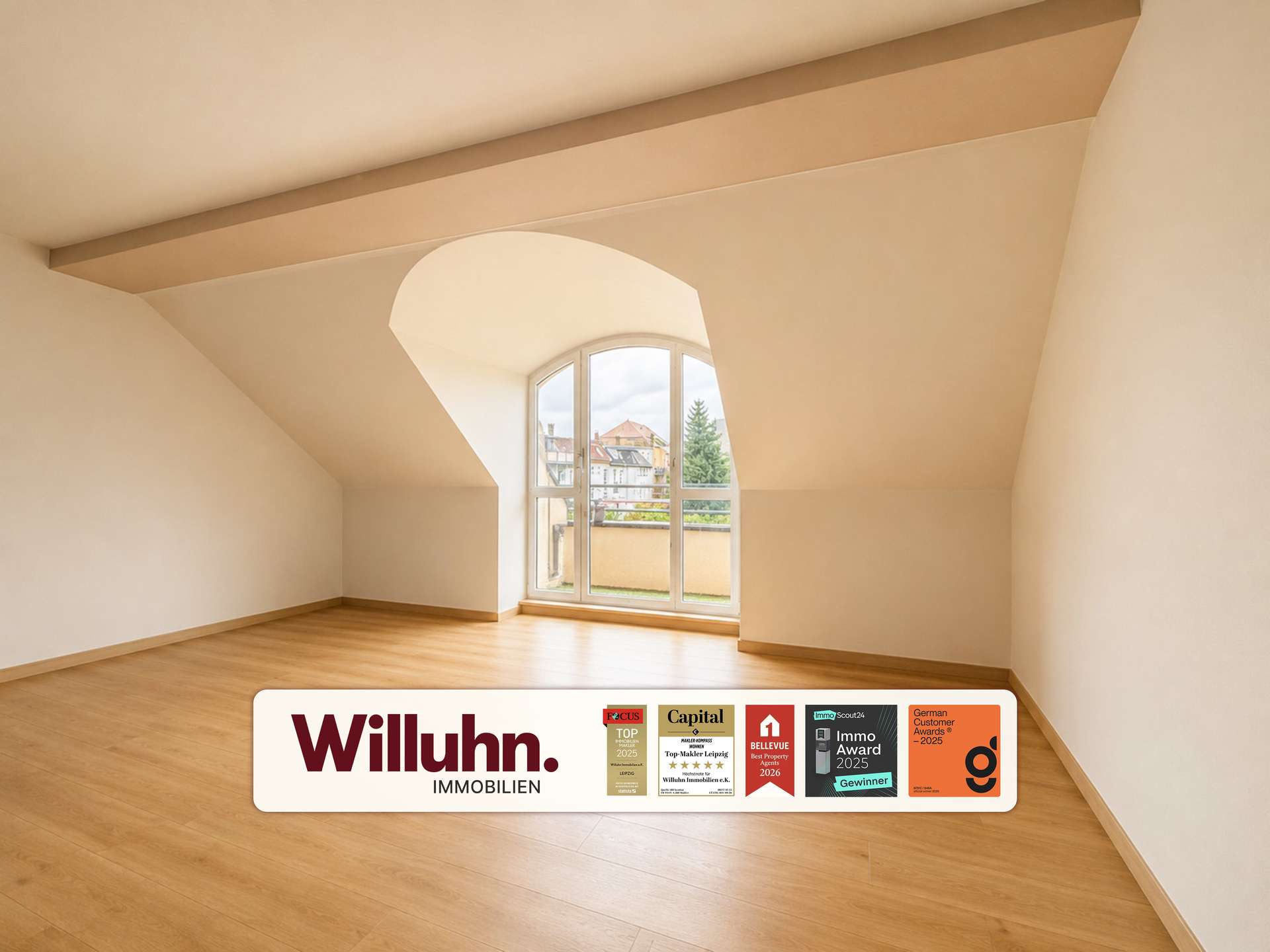 Gemütliche Maisonettewohnung | Balkon | Einbauküche | Duplex-Stellplatz – Leipzig – Bild 1 von 23