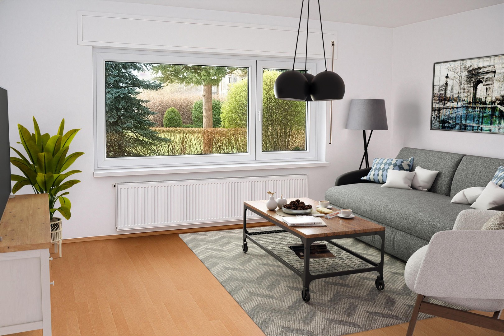 - Provisionsfrei - Saniert - frei - 1,5 ZKB, 48 m² -