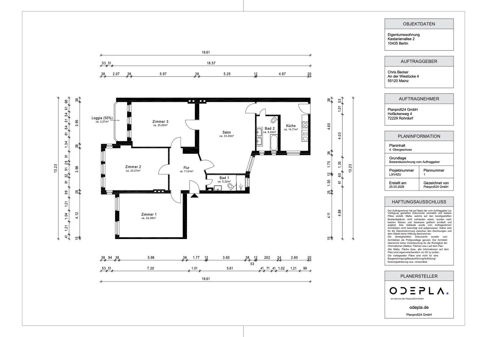Lichtdurchflutetes Altbau-Juwel in der Kastanienallee – Berlin – Vorschaubild 26