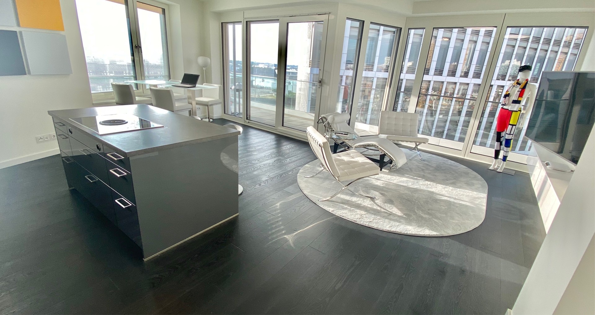 Luxus Design Appartement mit Elbblick – Hamburg – Vorschaubild 7