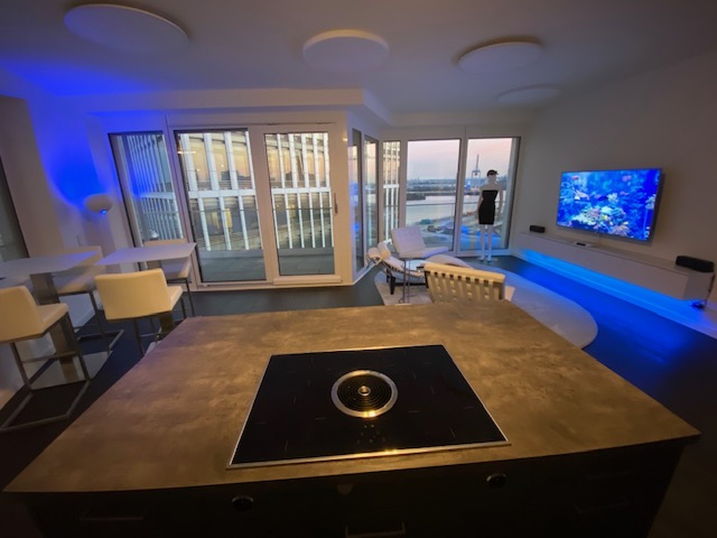 Luxus Design Appartement mit Elbblick – Hamburg – Vorschaubild 11