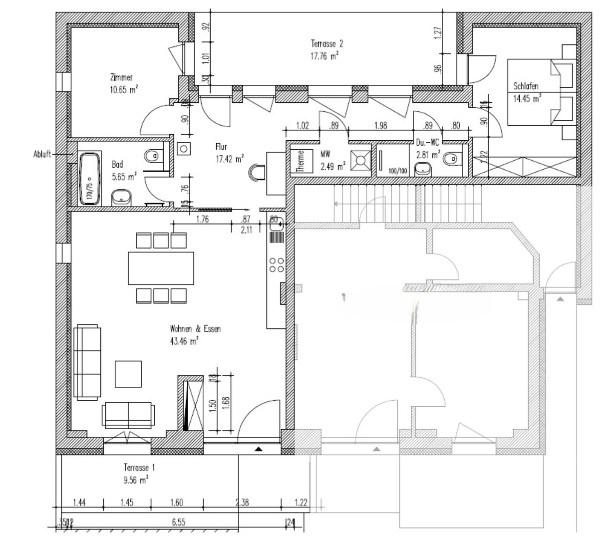 Stadthaus-Feeling: Großzügige Wohnung mit separatem Office und eigenem Parkplatz – Hamburg – Vorschaubild 13