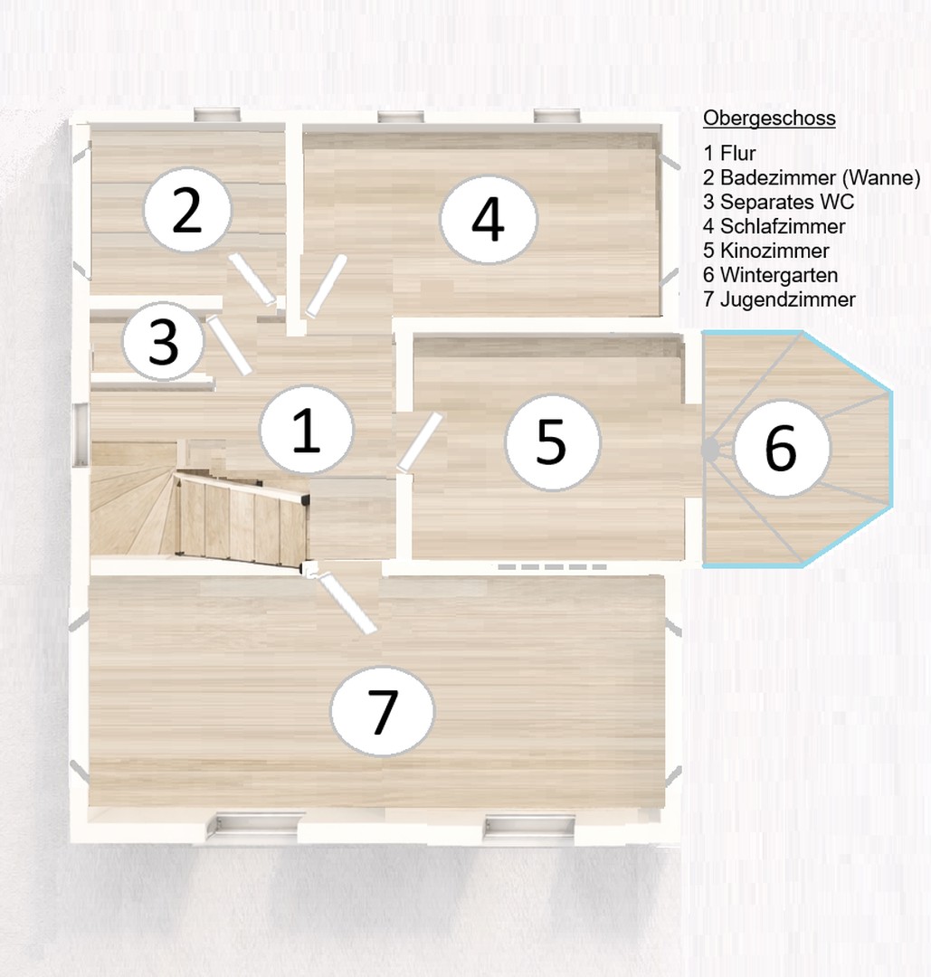 Charmantes-luxuriöses Stadthaus von 1928 – Südgarten, Teehaus & Ateliergarage – Hamburg – Vorschaubild 27