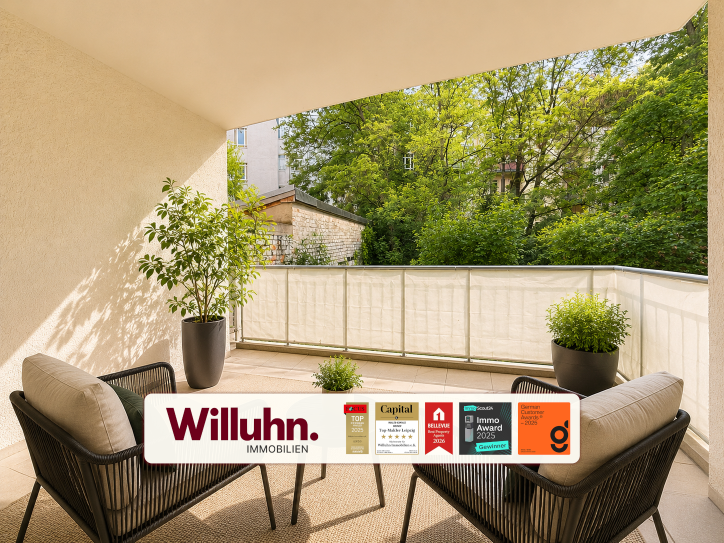 *freiwerdend zu Sep. 2026!* 2-Zimmer I Süd-Balkon I Einbauküche I Aufzug I Parkett I zentrumsnah