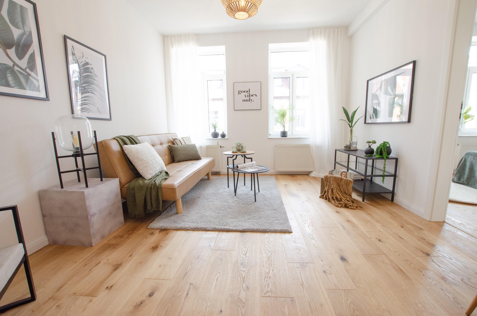 **Bezugsfrei** Lichtdurchflutete 3 Raumwohnung mit Balkon im beliebten Leipziger Westen!