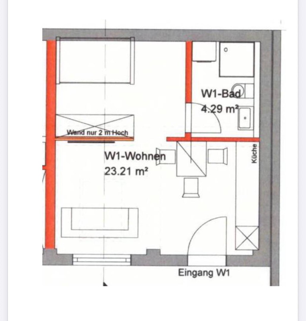 1 Zimmer Apartment in sehr zentraler Lage Karlsruhe