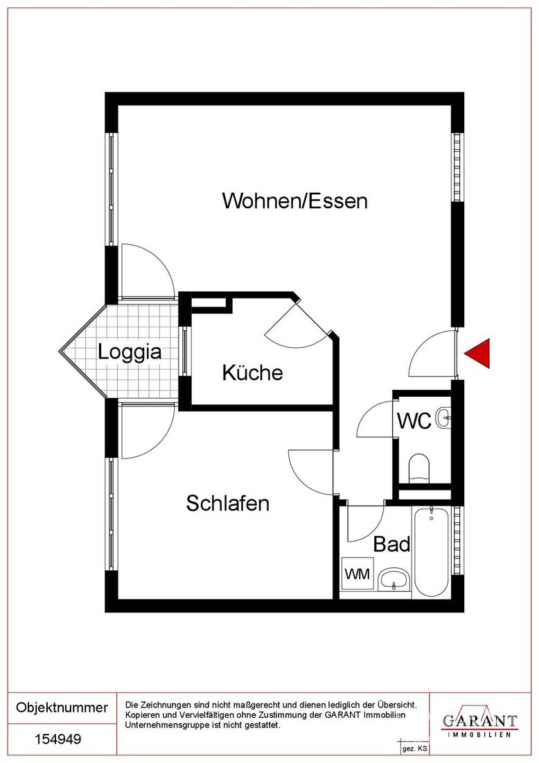 Charmante 2 1/2 Zimmer-Wohnung mit Balkon in ruhiger Lage von Stuttgart-Mühlhausen – Stuttgart – Vorschaubild 8