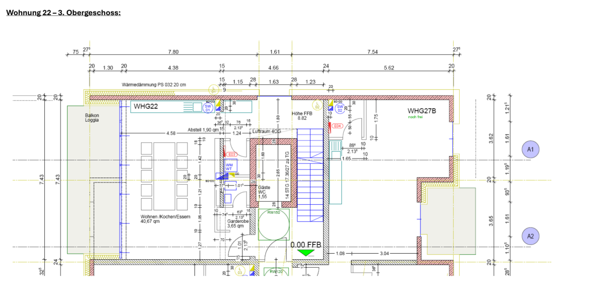 Etwas Besonderes Helle Wohnung mit Flair im KFW 40 QNG Energiesparhaus -ideal für LuxPendler – Trier – Vorschaubild 3