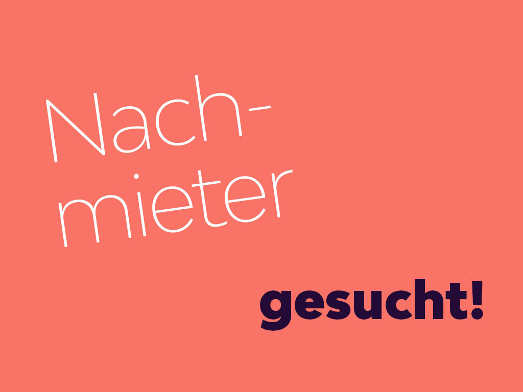 Nachmieter gesucht am Rande von Erfurt