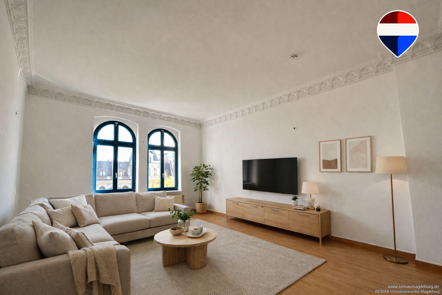 Über den Dächern der Stadt – Helle 3-Zimmer-Wohnung mit Aufzug in Altstadtlage – Magdeburg – Vorschaubild 3