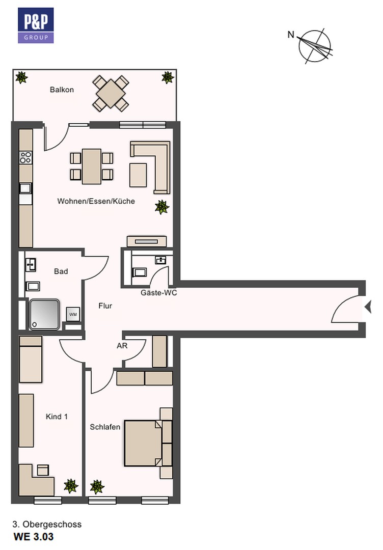 *TOP* wunderschöne Wohnung am Fürther STADTPARK WE 3.03 – Fürth – Vorschaubild 20