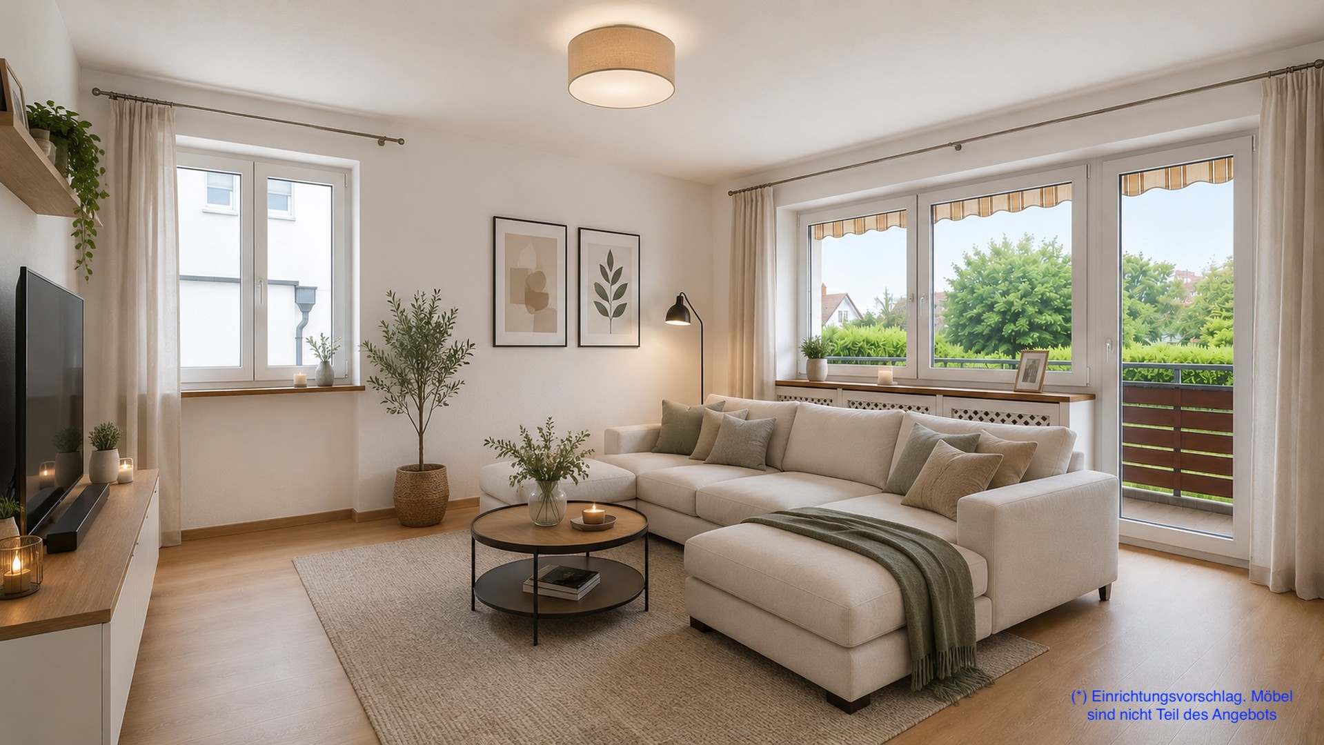 PROVISIONSFREI: Charmante 3-Zimmer-Wohnung mit Balkon in ruhiger Lage von München-Aubing – München – Bild 1 von 19