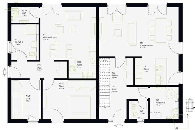 Neubauprojekt Mehrgenerationenhaus inkl. Einliegerwohnung! – Waldfeucht – Vorschaubild 12