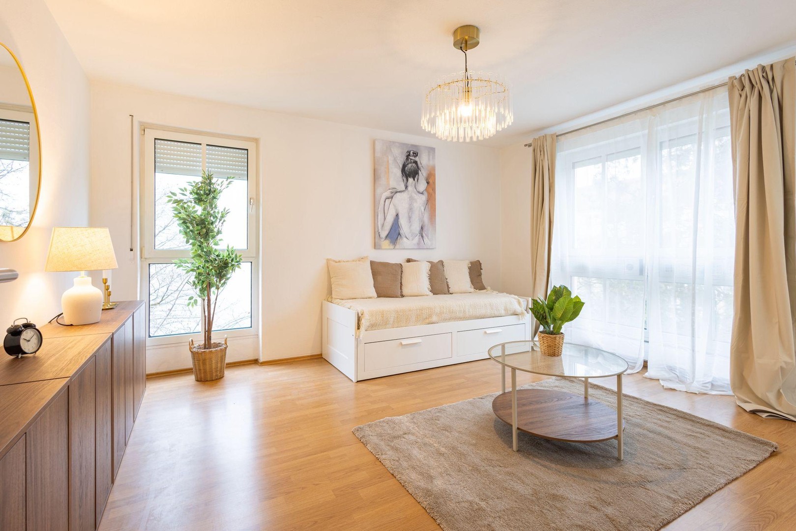Modernes, renoviertes 1-Zimmer-Apartment mit Balkon – sofort bezugsfertig – München – Vorschaubild 6