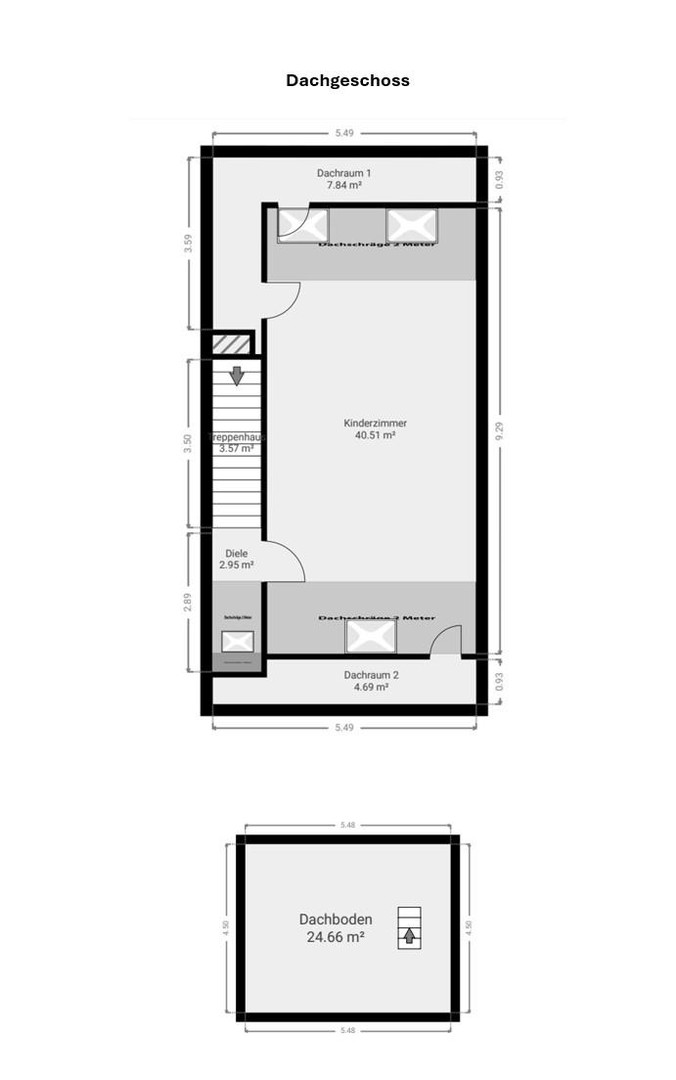 Großes Reihenhaus mit Dachstudio und Garten - ohne Provision – Schorndorf – Vorschaubild 33