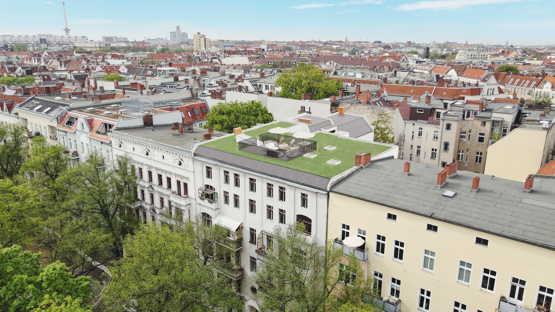 Ihr 280m² Penthouse am Stuttgarter Platz | DG-Rohling zum Selbstausbau | Aufzug & Dachterrasse – Berlin – Vorschaubild 3