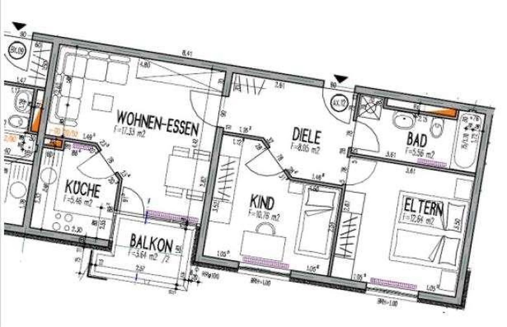 3-Zimmer-Wohnung in Stuttgart-Nord (möbliert) nähe Milaneo – Stuttgart – Vorschaubild 6