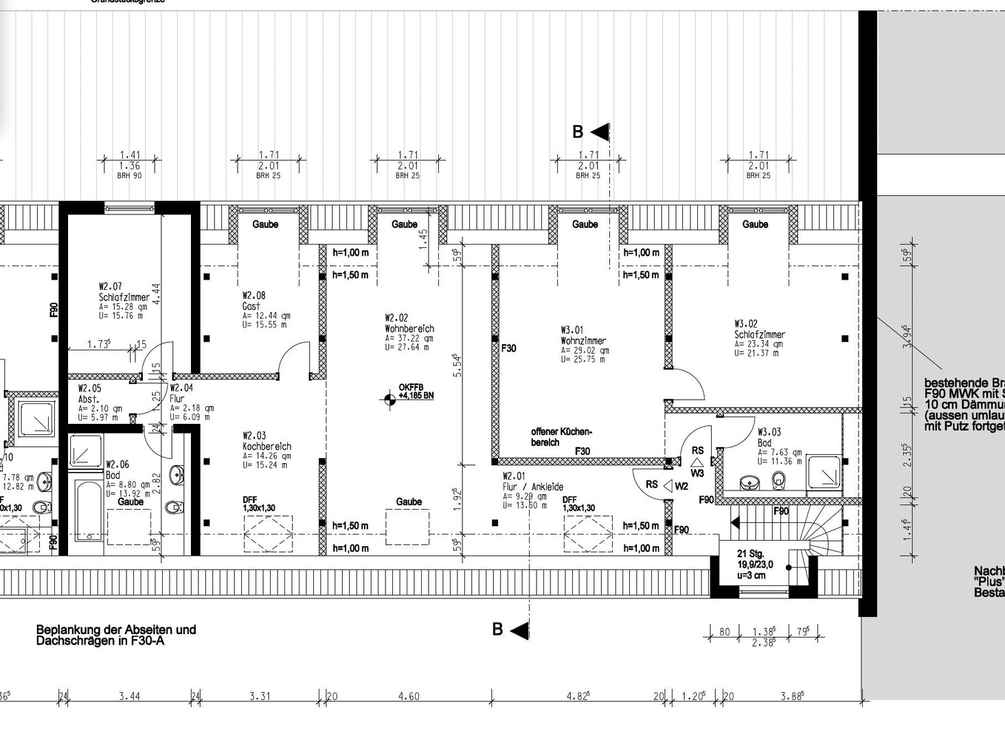 Helle 3-Zimmer-Wohnung mit Dachterrasse – Lübeck – Vorschaubild 13