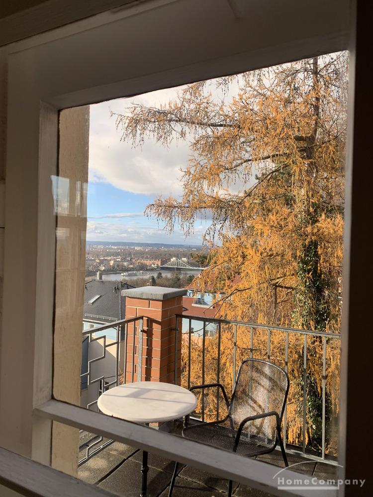 20426K1R HomeCompany Dresden Möbliert/Furnished 1,5 Zimmer Apartment mit Dachterrasse in Dresden-Loschwitz max. 2 Personen – Dresden – Vorschaubild 16