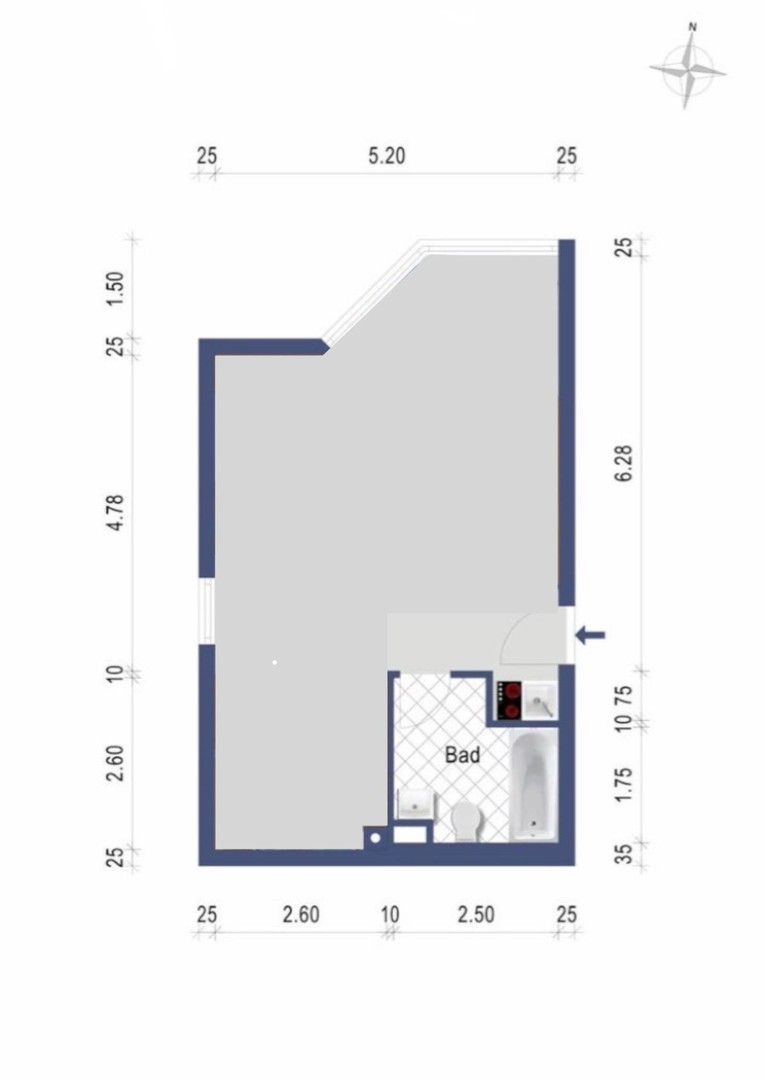 Voll möbliertes Apartment in Mainz | Ideal für Berufstätige & Expats – Mainz – Vorschaubild 9