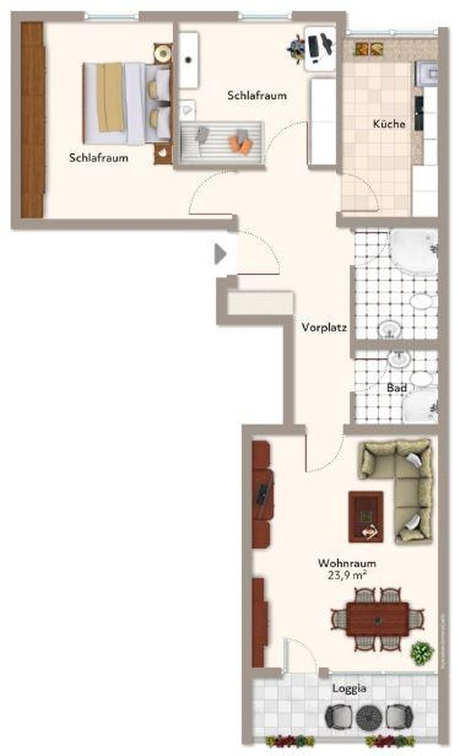 3 Zi-Wohnung zentral in München - Provisionsfrei – München – Vorschaubild 15