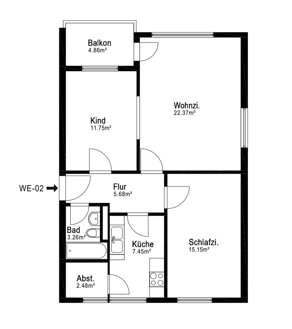 3-Zimmer Wohnung | kernsaniert | Balkon – Hannover – Vorschaubild 13