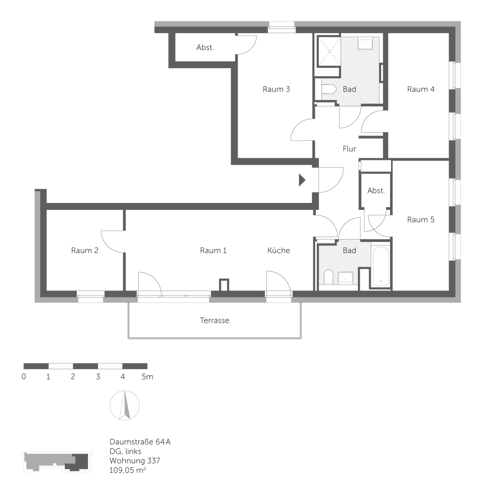 Neubau mit Fußbodenheizung und 2 Bädern im Erstbezug – Berlin – Vorschaubild 12