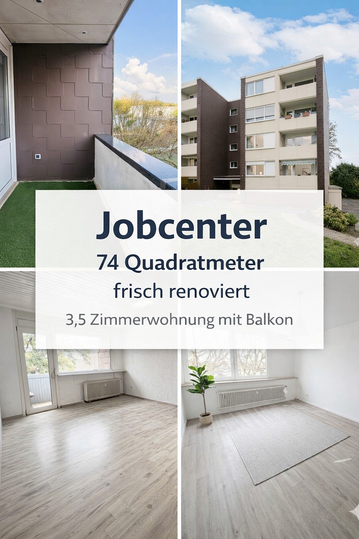 Jobcenter – جوب سنتر – Джобцентер – deine neue Wohnung ist fertig!