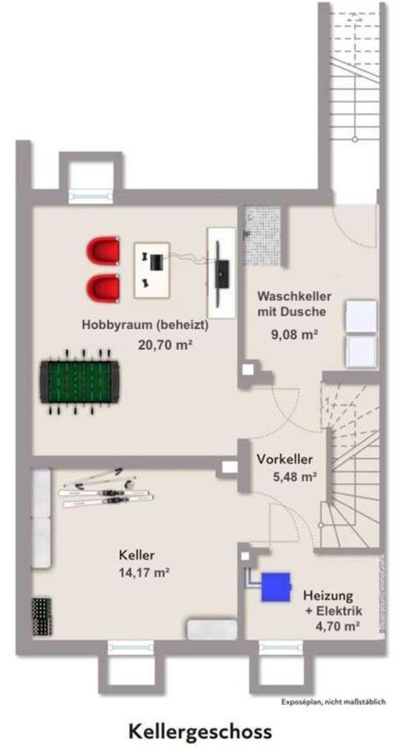 ** 1 von 8 WG-Zimmer ** in einem modernisiertes Reiheneckhaus in Kaufbeuren – Kaufbeuren – Vorschaubild 36