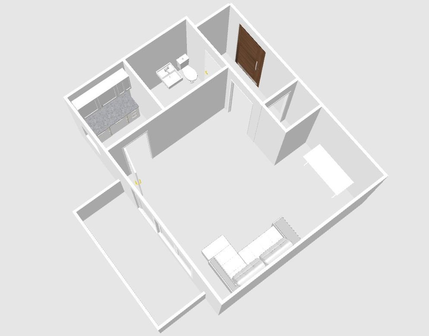 Stilvolle, möblierte 1-Zimmer-Wohnung mit Balkon & Fahrstuhl (Mietdauer max. 2 Jahre) – Berlin – Vorschaubild 5