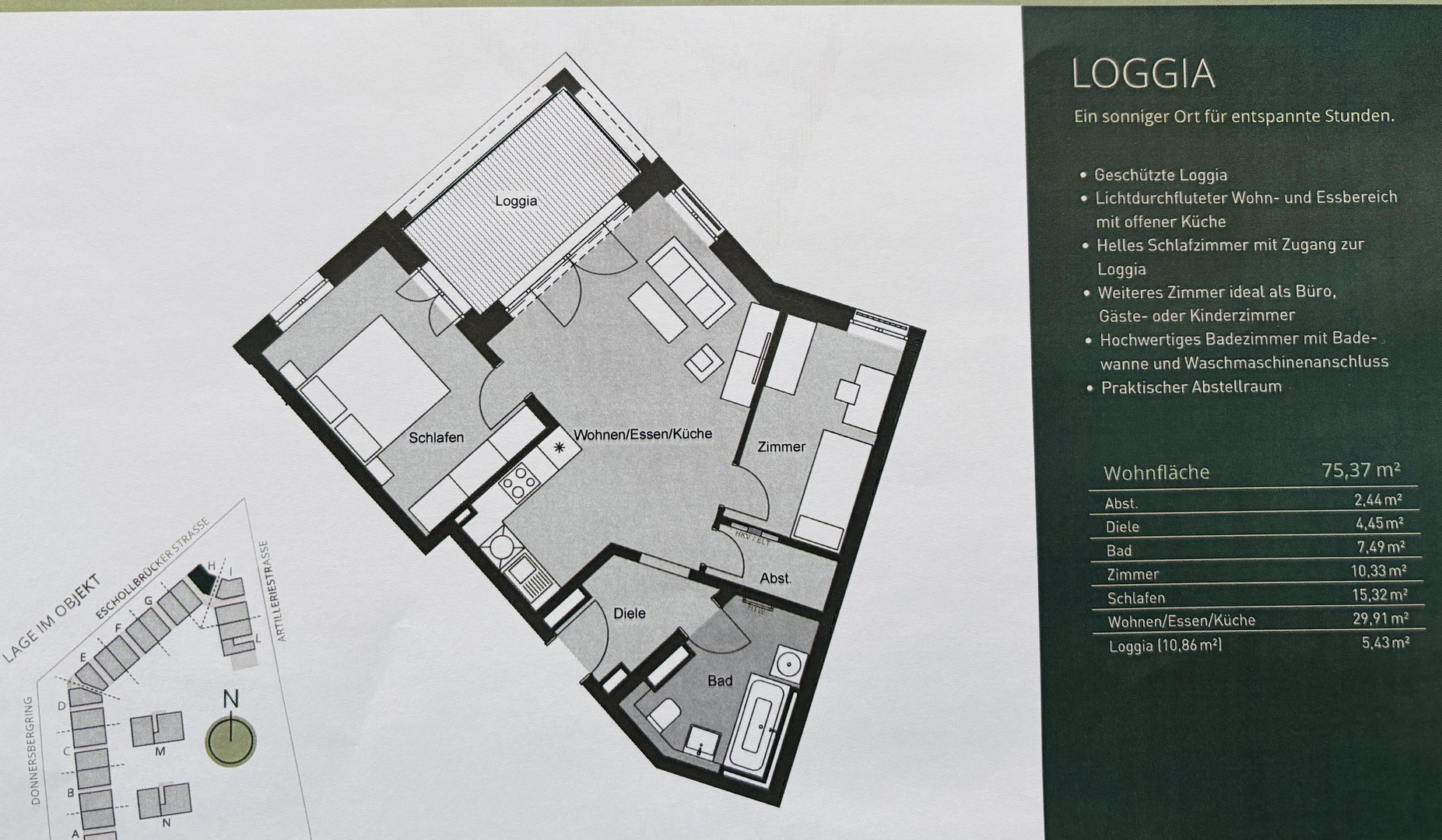 Erstbezug! Barrierefreie Neubauwohnung mit Loggia & (TG-Stellplatz) in Darmstadt-Mitte – Darmstadt – Vorschaubild 9