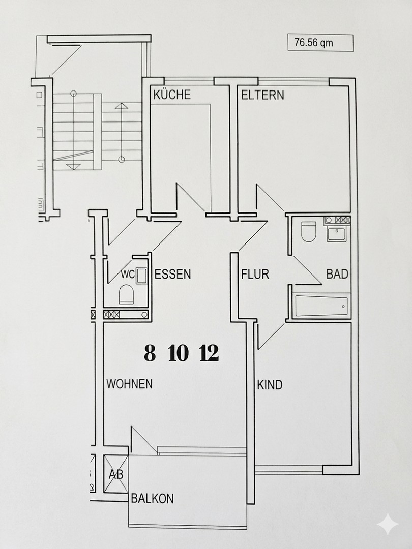 Sonnige 3-Zimmer-Wohnung in Bochum-Hofstede mit Balkon & Garage – provisionsfrei! – Bochum – Vorschaubild 26
