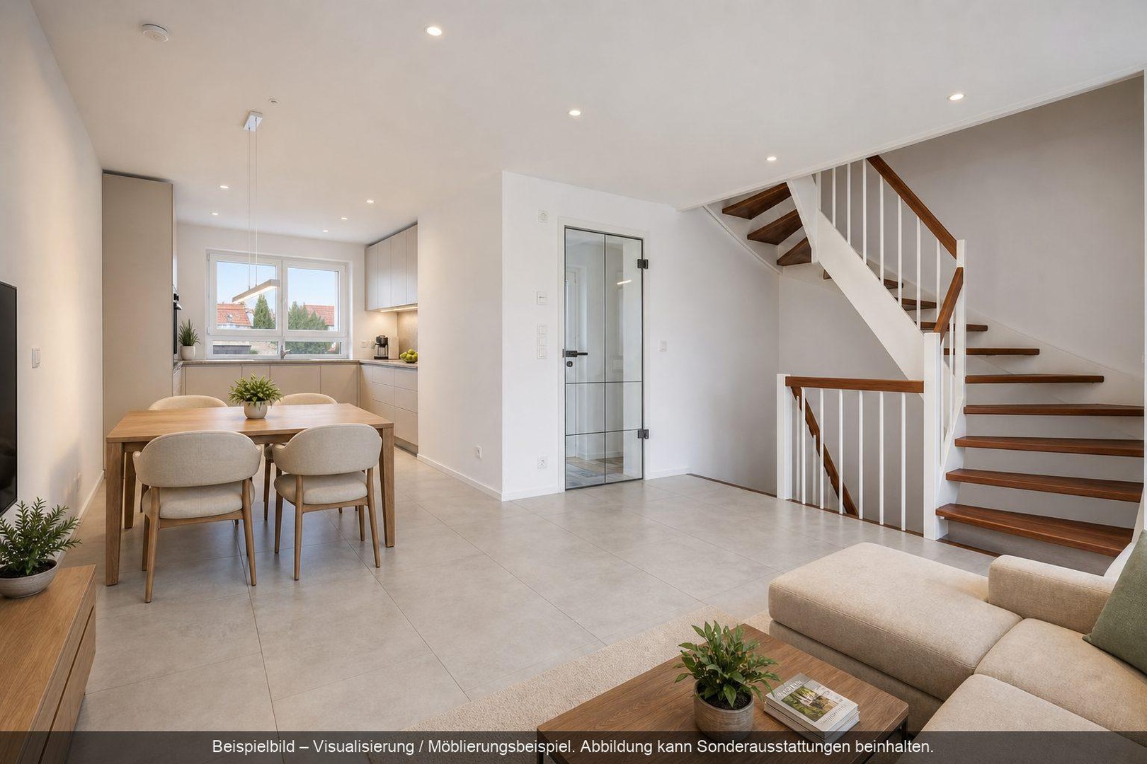 Exklusives A+ Neubau-Reihenhaus mit PV-Speicher, Premiumküche & Garten – Mering – Vorschaubild 4