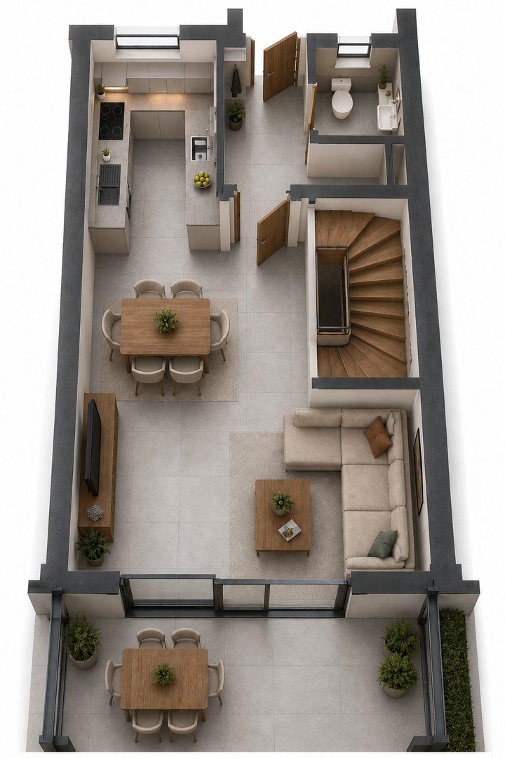 Exklusives A+ Neubau-Reihenhaus mit PV-Speicher, Premiumküche & Garten – Mering – Vorschaubild 17