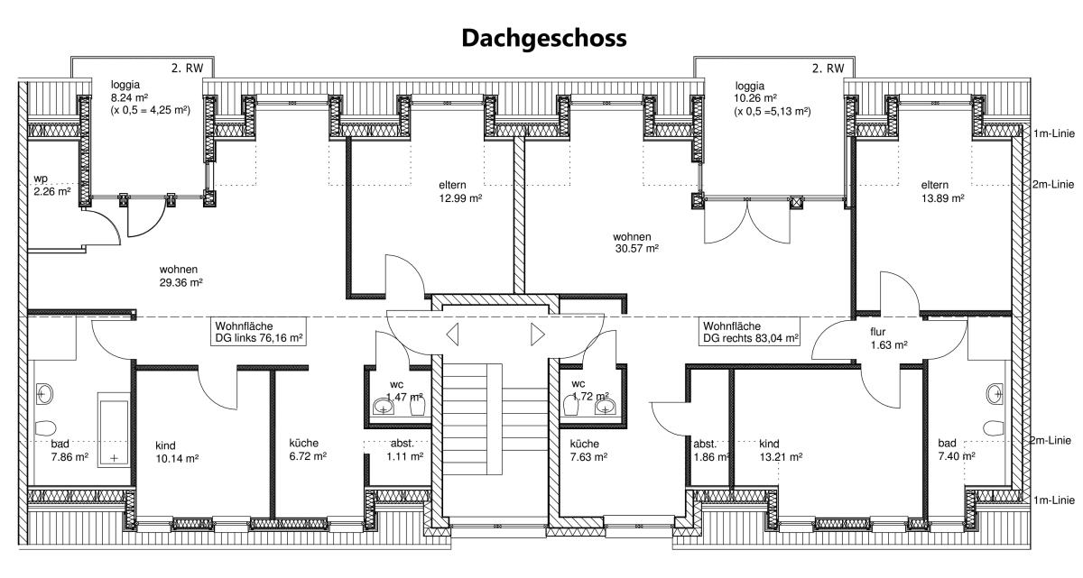 Neue helle Dachgeschoßwohnung mit moderner Heiztechnik im Energiesparhaus Bonn-Endenich – Bonn – Vorschaubild 9