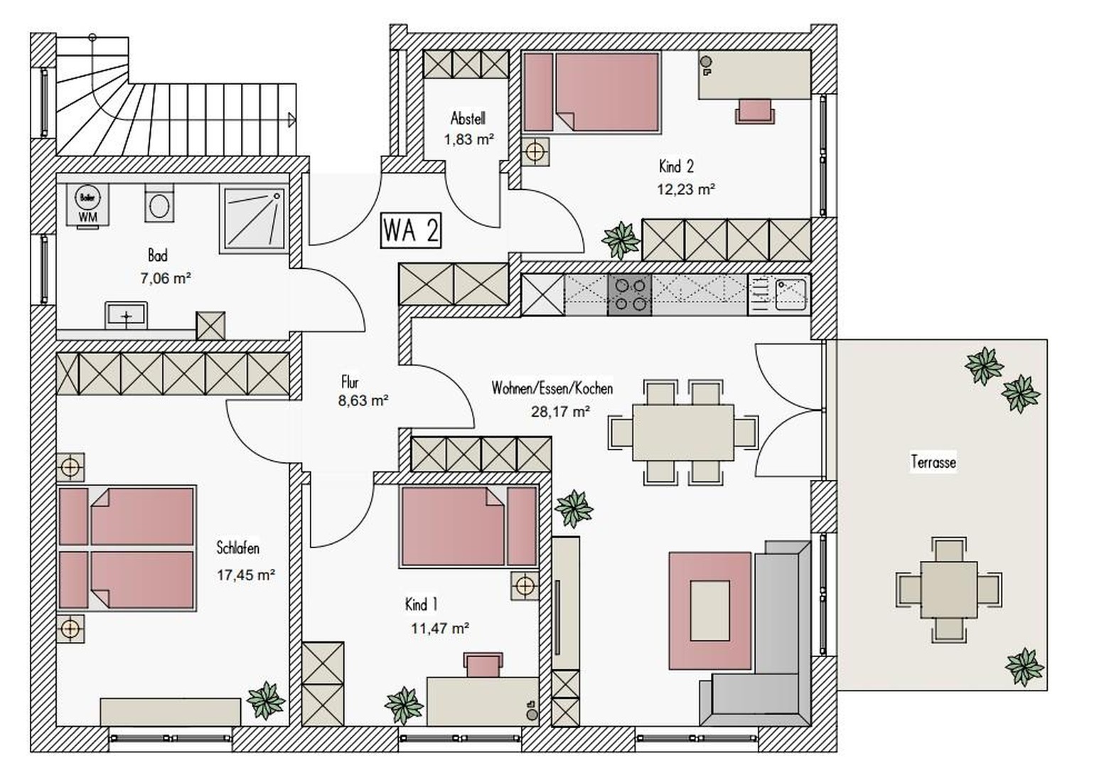 4 Zimmer Neubauwohnung mit Terrasse ab sofort zu vermieten (Nr. 2) – Schwandorf – Vorschaubild 15