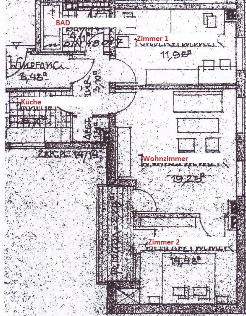 3-Zimmer-Wohnung mit Aufzug, Einbauküche, Keller & Provisionfrei– zentral in Nürnberg-Wöhrd – Nürnberg – Vorschaubild 11