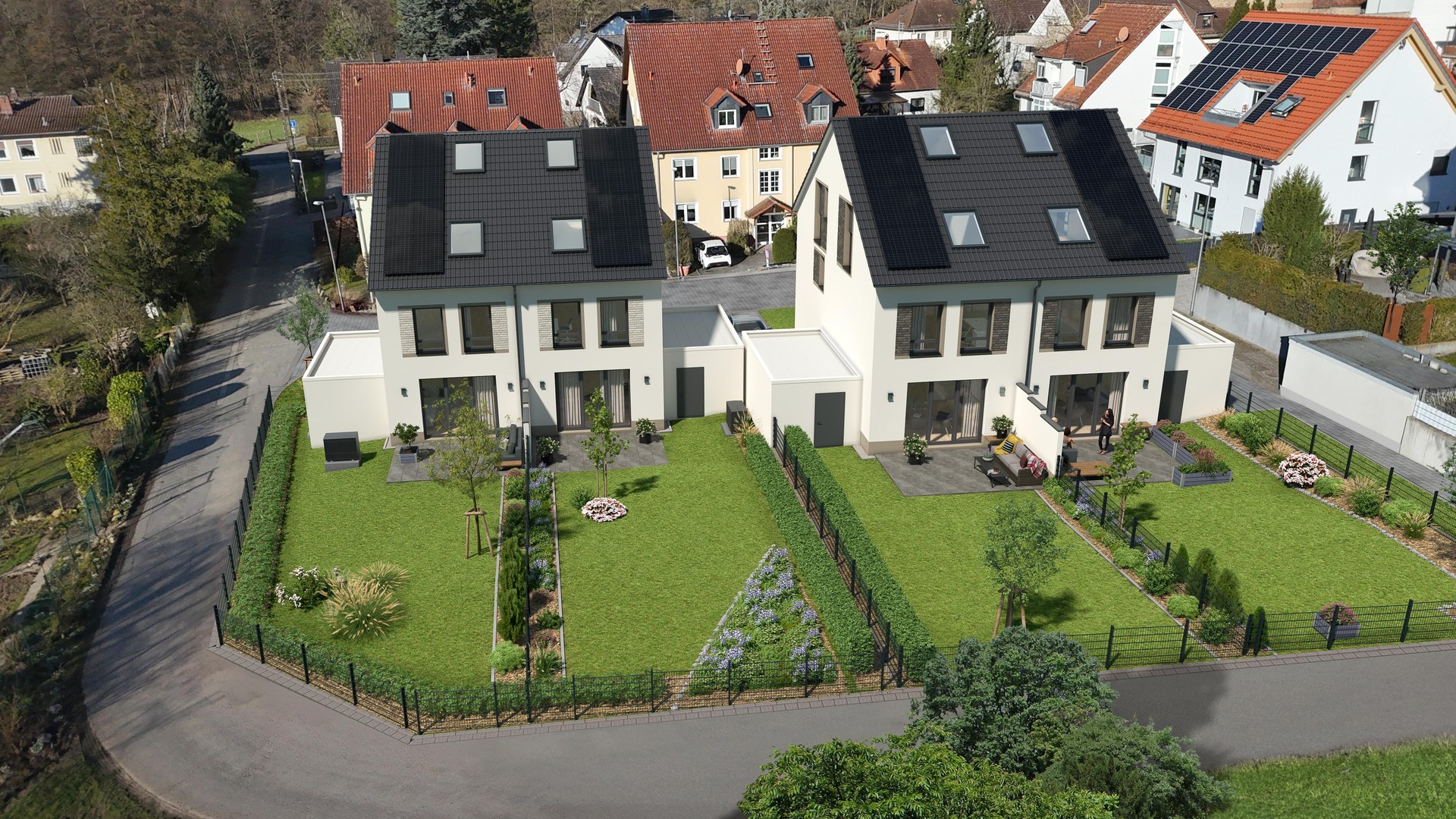 Ihr neues Familiendomizil in ruhiger Lage! Doppelhaushälfte mit KfW QNG 40 PLUS und viel Wohnkomfort – Wiesbaden – Vorschaubild 4