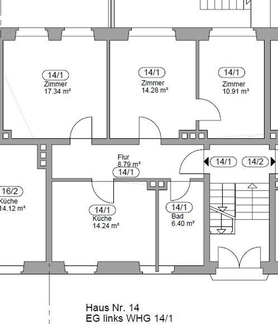 3-Zimmer Wohnung, Regensburg – Regensburg – Vorschaubild 7