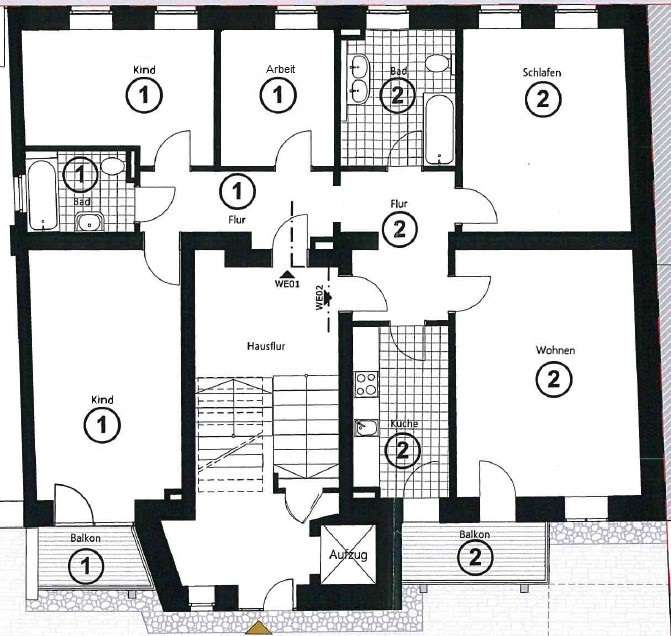 Kapitalanlage im Doppelpack! Leipzig - Altlindenau, 2 vermietete Eigentumswohnungen – Leipzig – Vorschaubild 7