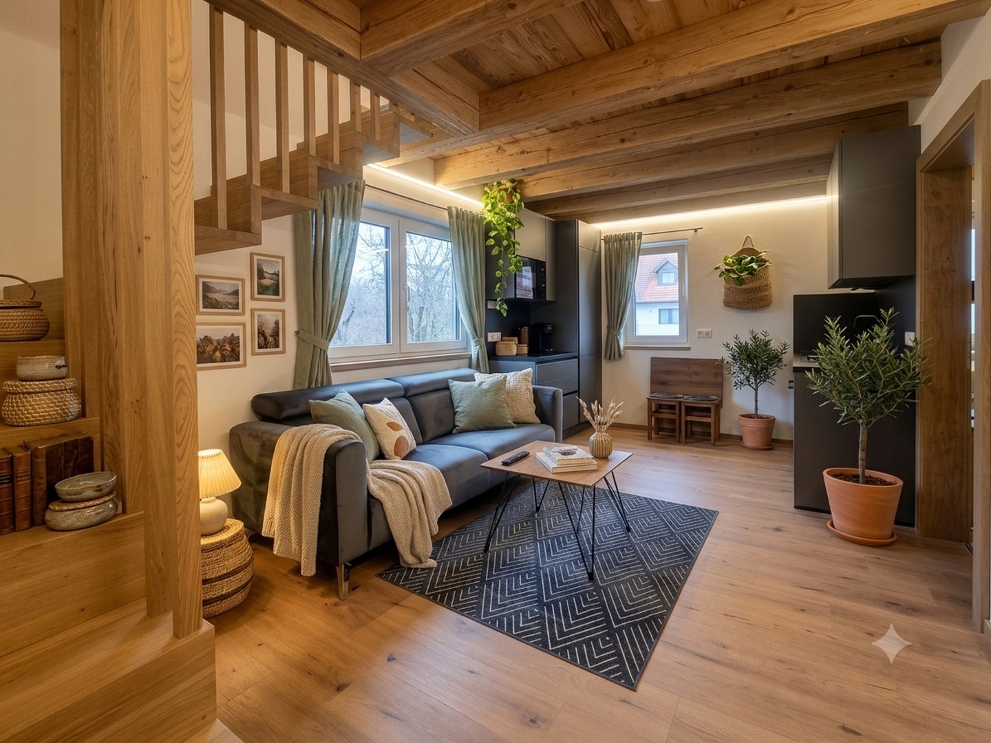 Möbiliertes Aparmtment im Charlet-Stil
