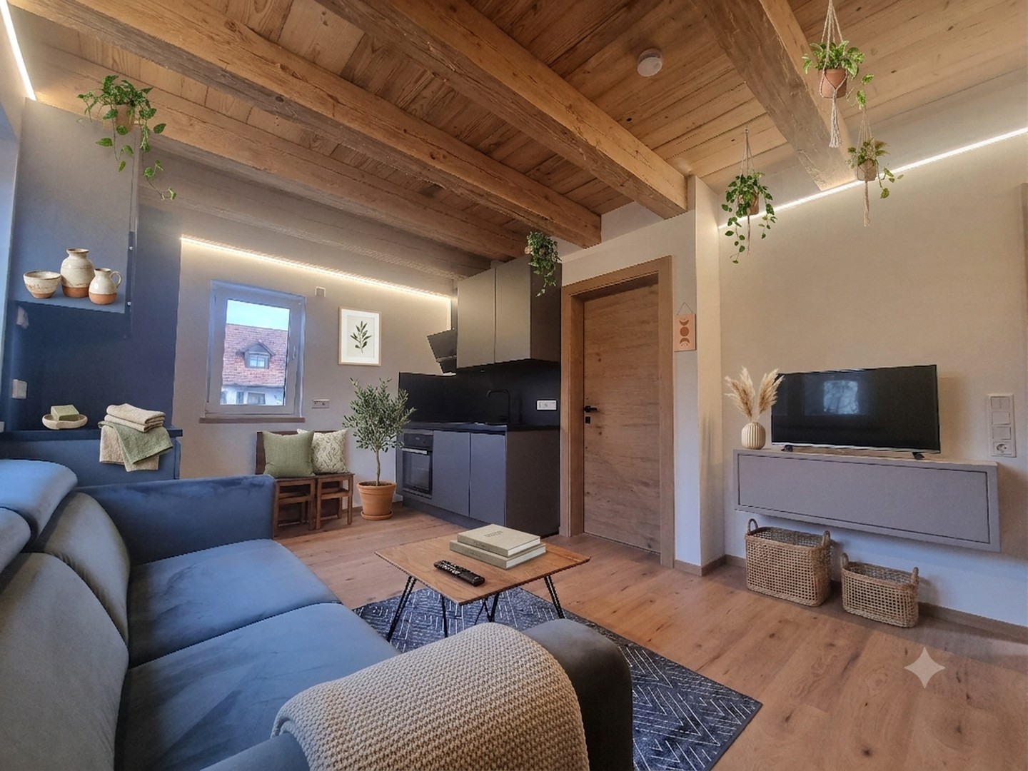 Möbiliertes Aparmtment im Charlet-Stil – Eching – Vorschaubild 2