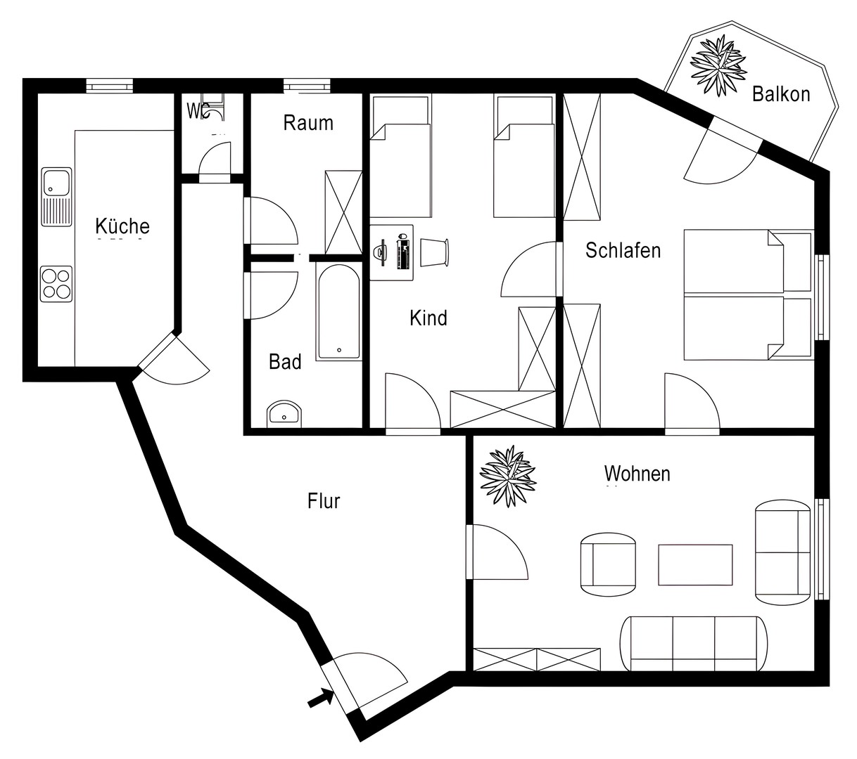 Elegante helle 3,5-zimmer-Altbauwohnung mit Balkon in toller Lage! – München – Vorschaubild 20