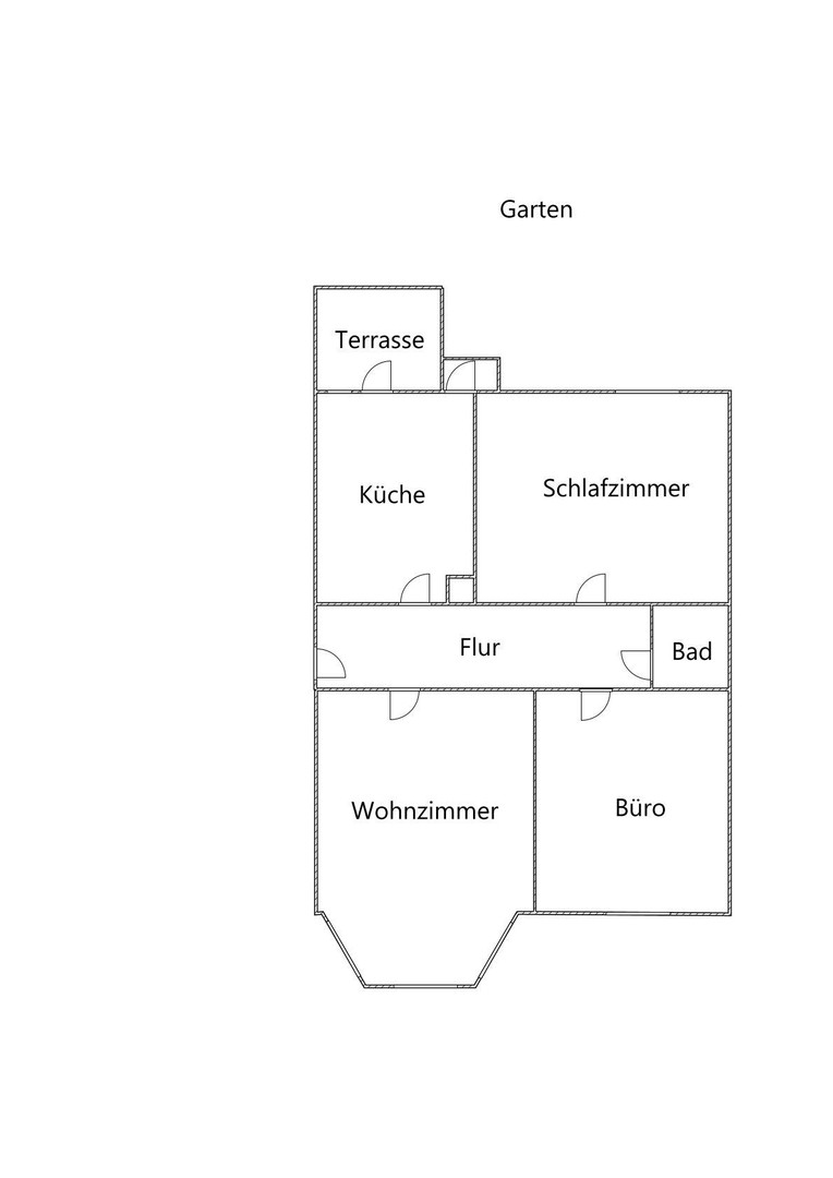 Zentrale 3ZKB mit Balkon und Garten in der Südstadt – Paderborn – Vorschaubild 8