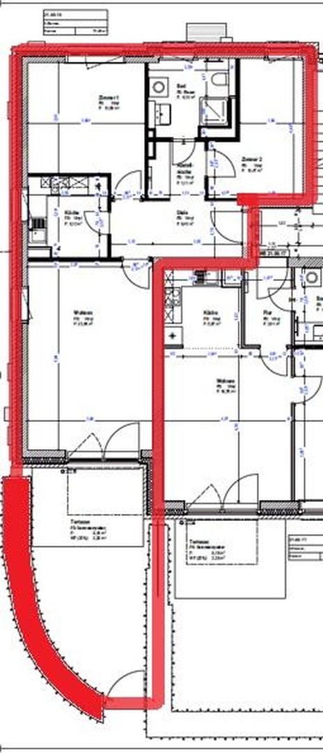 Exklusive 3-Zimmer-Wohnung mit Terrasse mit Garten und lux. Ausstattung – Hamburg – Vorschaubild 12