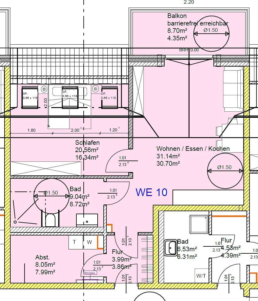Modernes Wohnen - Exklusive 2-Zimmer-DG-Wohnung in top Lage - Erstbezug – Rhede (Ems) – Vorschaubild 13
