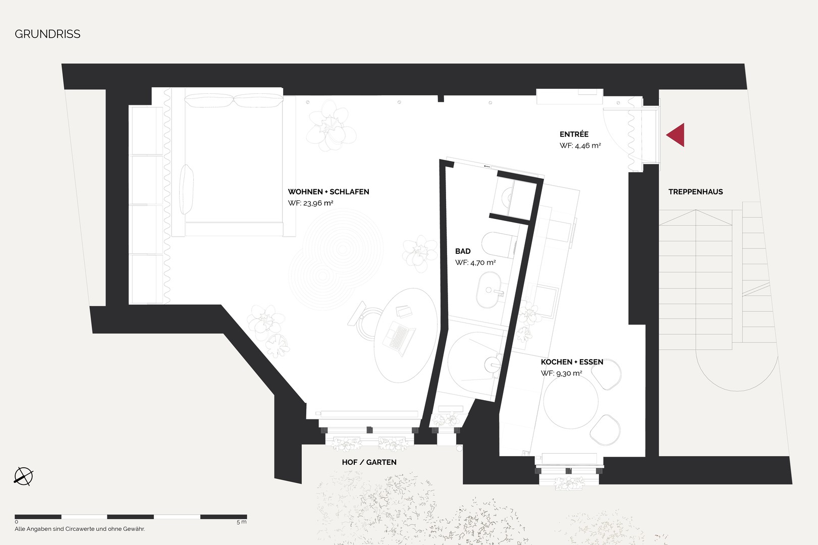 Provisionsfrei: Stilvolles, ruhig gelegenes Mikro-Loft im Winsviertel (Prenzlauer Berg) – Berlin – Vorschaubild 16