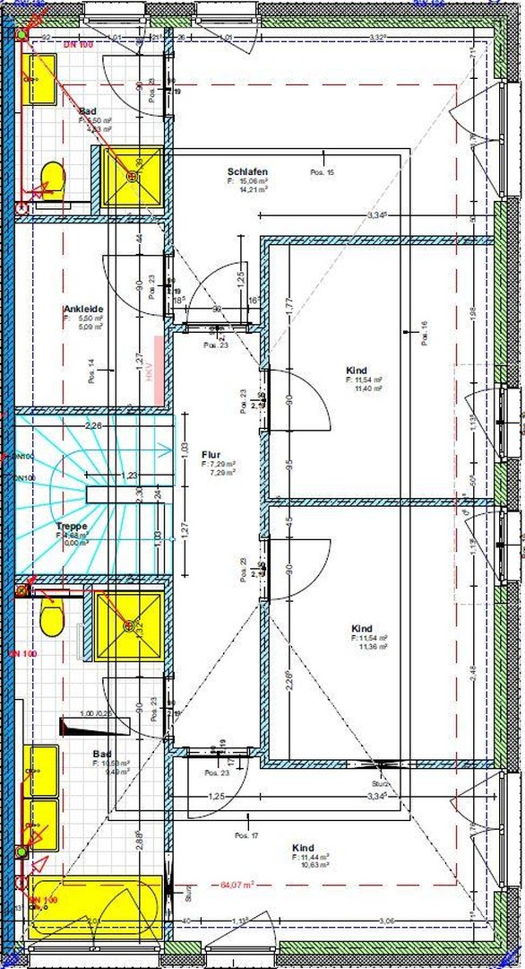 Neuwertige Doppelhaushälfte in Hamburg-Oldenfelde | 157 m² · 6 Zimmer · Südwest-Garten – Hamburg – Vorschaubild 17