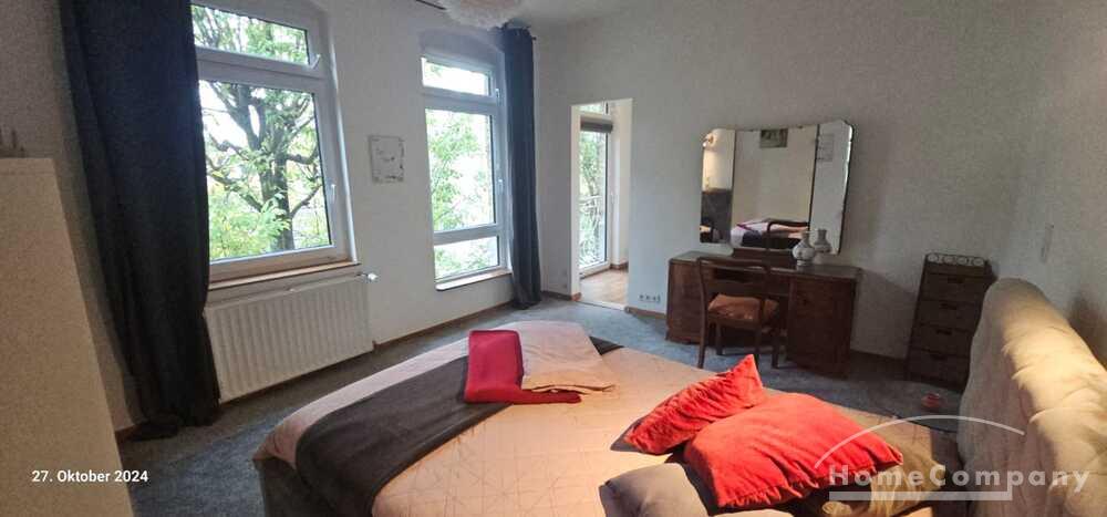 Große 3,5 Zi.-Altbauwhg., 2. OG, möbliert. Bad mit Wanne und Dusche, Balkon und kl. Garten zur gemeinschaftlichen Nutzung; Stellplatz vorhanden. – Braunschweig – Vorschaubild 9