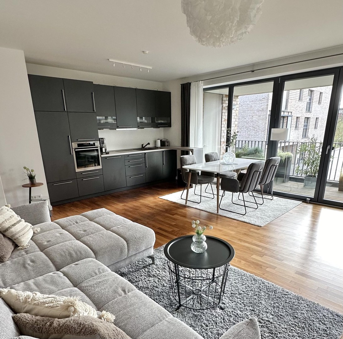 Exklusive 4-Zimmer Wohnung am Wallufer in Lübeck inkl. Tiefgaragenstellplatz zu verkaufen – Lübeck – Bild 1 von 44